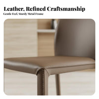 Space-Saving Stackable Saddle Chair Minimalist Aesthetic Padded Guest Chair Light Luxury Upholstered Seating Ergonomic Design for Apartment Dwellers, paleice Managers, Small Spaces, Dining Room, Restaurant, Waiting Area