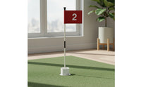 Putting Cup Set Easy to See Putting Flag Set Lightweight Athletic Gear for Driving Range