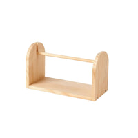 Wooden Yarn Spool Rack Natural Wood Yarn Spool Rack Craft Organizer Open-Frame Sturdy for Knitters, Knitting, Crochet