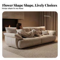 Flower-ShapedShaped Sofa 3-4 Seater Living Room Furniture Small Space suitable Couch for Apartment Dwellers, Interior Designers, Lounge Area, Office