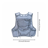 Lightweight Running Hydration Vest Hands-Unrestricted Water Bladder Vest Breathable Hydration Backpack Ergonomic Design for Cyclists, Long-Distance Race