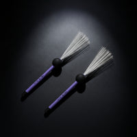 Retractable Drum Brush Storage Drum Brush with Head for Drummers, Percussionists, Live Performance