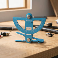 Rudder Angle Ruler Semicircular Travel Adjustment Tool Angle Ruler with Clamp for RC Controllers, Workshop