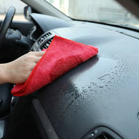 Microfibre Cloth Car Drying Towel, Highly Absorbent Cloth for Detailing, Non-linting Microfibre Cloth 40cm x 40cm with Bound Edges, 400g Weight