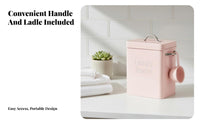 Laundry Container Large Capacity Storage Box Laundry Soap Box Space-Saving Great Gift Suggestion for Pantry