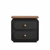 mid-century-inspiredera Modern design Storage Nightstand Leather-Like Surface Single-Drawer End Table Fully Assembled Bedside Cabinet Minimalist Design for Homeowners, Apartment Dwellers, Students, Guest Room, Hotel, Office