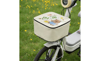 Bike Basket Rain Cover Waterproof Basket Cover with Zipper Rainproof for Cyclists, Commuters, Rainy Days, Daily Commute