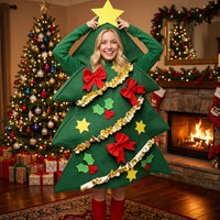 Christmas Tree Costume Festive Christmas Tree Outfit Funny Holiday Costume for School Events