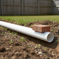 Kenglong PVC Drainage Pipe Fitting for Household Eaves and Sewage, 40mm Hard Pipe