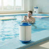 4 Pieces Washable Pleated Pool Filter Reusable Pool Filter for Spa