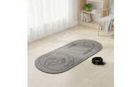 Non-Slip Jump Rope Mat with Straps Shock-Absorbing Jump Rope Mat Noise-Reducing Floor-Protecting for Fitness Enthusiasts