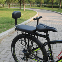 Rear Child Bike Seat Shielded Mesh Rear Mounted Child Seat Thick Padded for Infants