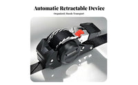 Tangle-Tangle-Less Automatic Retractable Tie-down Strap Long-Lasting Self-Retracting Cargo Strap Easy to Use for Movers, Hauling Vehicle