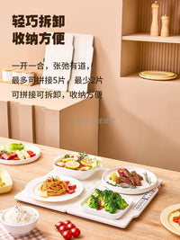 110V拼接暖菜板出口美国可折叠热饭菜板保温板家用多功能加热垫盘
