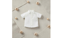 Easy to Match Doll Blouse Casual Design Miniature Collared Shirt Compatible with Most Figures 12 Inch Doll Clothes Button Front