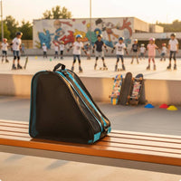 Inline Skate Backpack Lightweight Design Roller Skate Backpack Breathable Mesh Panels Gear Storage for Skaters