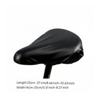 Bike Saddle Cover with Elastic Edge Easy to Install Seat Rain Cover Reusable for Commuters