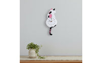 Silent Movement Wagging Tail Cat Clock Non-Ticking Wagging Tail Pendulum Clock Creative Design Modern Design for Children, Living Room, Bedroom