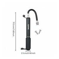 twinHead Cycle Pump Rotating Lock Cycle Hand Pump Frame Mount Lightweight for Cycling