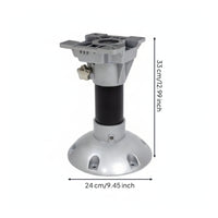 Boat Seat Base Cost Effective Seat Base with Mounting Plate Upright Hardware for Boaters, Yachts