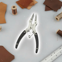 2 Pieces Stainless Steel Flat Jaw Tension Loaded Parallel Jaw