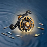 Foam Grips Micro Lead Fishing Reel Lightweight Compact Design Fishing Reel Fluid Retrieve