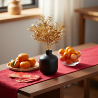 Artificial Gold Chinese New Year Floral Arrangement Accessories