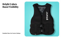 Lightweight Swimming Safety Vest Long-Lasting Buoyancy Vest Comfortable for Adults, Kids, Boating, Rafting, Water Sports