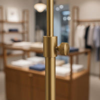Crossbar Handbag Stand Rust-Resistant Crossbar Purse Display Stand Non-Slip Base Stainless Steel Bag Holder for Retail Store, Boutique
