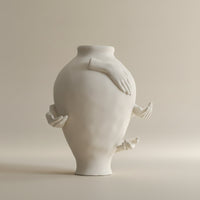 Hand Sculpture Vase Sculptural Vase with Hands Modern Decor for Art Collectors