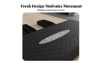 Multifunctional Aerobic Exercise Step Platform Reinforced Construction Cardio Exercise Stepper Compact Storage Fitness Training Step Deck Space-Saving Design for Children, Family, Beginners, Home Gym