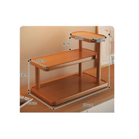 Cosmetic Organizer Stand Space Saving Display Rack Stable Load-Bearing Entryway Key and Perfume Holder for Office Desk, Kitchen Counter