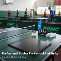 Table Tennis Rubber Sheet High Table Pong Paddle Rubber Easy Control Racket Sport Component for Coaches, School, Training, Practice