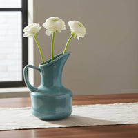 Ceramic Pitcher Vase Multifunctional Ceramic Jug Vase Glazed Finish