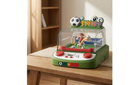 Transparent Dome Tabletop Football Game Machine Digital Score Display Plastic Football Arcade Game Push Button Controls Plaything Light and Sound Effects
