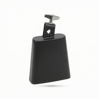Cowbell Mounted Cowbell with Mounting Bracket Drum Kit Accessory Metal Percussion Tapered for Drummers, Stage, Rehearsals