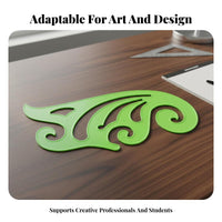 Multifunctional French Curve Ruler Multi-Function Irregular Curve Template Assorted Shapes for Designers, Architects, Drafting