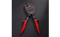 Ratcheting Wire Shear Insulated-Style Manual Wire Shear Heavy-Duty Snippers for Electricians, Electrical Work