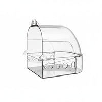 Easy to Clean Transparent Amphibian Soaking Container Thickened PC Material Anti Escape Lizard Tub Safe and Non