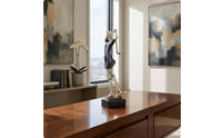 Golfer Figurine Dark Foundation Tabletop Golfer Contemporary Home Decor for Golfers, Office Display