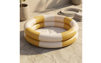 Air Valve Double-Band Pool Low-Height Round Inflatable Pool Wide Basin Water Play Item Soft Padded Bottom