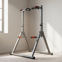 Indoor Workout Chin-up and Press Station Full Body Training Chin-up and Press Stand Stable Base Multi-Grip Power Frame Heavy-Duty for Adults, Beginners, Apartment