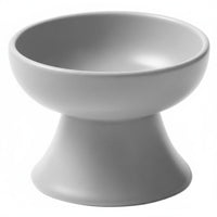 Japanese Design Ceramic Cat Food Dish Sturdy Base Ceramic Pet Dish Easy to Clean Elevated Feeding Station Lead and Cadmium without for Cats