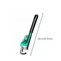 Heavy Duty Pipe Wrench Green Painted Adjustable Pipe Wrench
