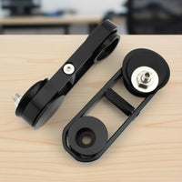 Adjustable Mirror Mount Easy to Install Mirror Relocation Bracket Improved Visibility Motorcycle Accessory for Street Riding