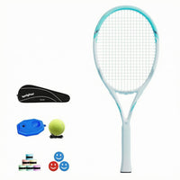 Wrapped Handle Training Tennis Racket Grip Tape Tennis Practice Racket Carry Bag Included Optimal Hitting Zone Practice