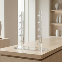 Eyeglasses Display Stand Clear Acrylic Eyewear Display Stand Eyeglasses Rack Holder Transparent Glasses Rack Countertop