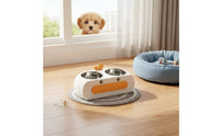 Easy to Clean Cute Duck Pet Feeder Safe & Odorless Double Pet Bowl Detachable Design Raised Food and Water Bowls Non-Slip for Cats