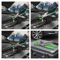 Long Reach Ignition Plug Cable Plug Wire Pliers Plastic-Coated Ignition Plug Cable Plug Wire Removal Plier Lightweight Tool Ergonomic for Mechanics, DIYers, Automotive Repair, Engine Bay
