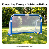 Kids Soccer Goal Athletic Gear Foldable Soccer Goal Compact Tubulars Frame for Practice